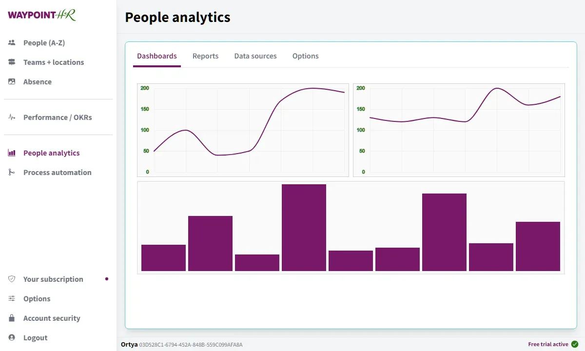 People analytics (screenshot)